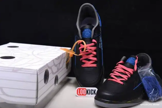 Cheap Blue DJ4375-004 Retro Off-White Jordan Low Black SP 2 0611
